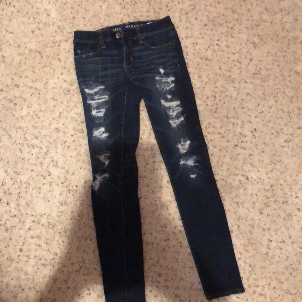 American eagle ripped jeans